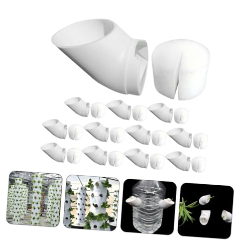 FONDOTIN 1 Set Vertical Hydroponic Garden Towers Indoor Garden Hydroponics Growing System Kits Accessories for Herbs Fruits Vegetables - Image 3
