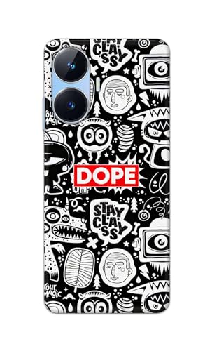 Image of Printed Hard Back Cover Case for Realme Narzo N55 Back Cover (Mixed Cartoons) -1111