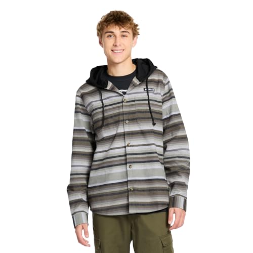 Airwalk Men's Hooded Shirt Jacket