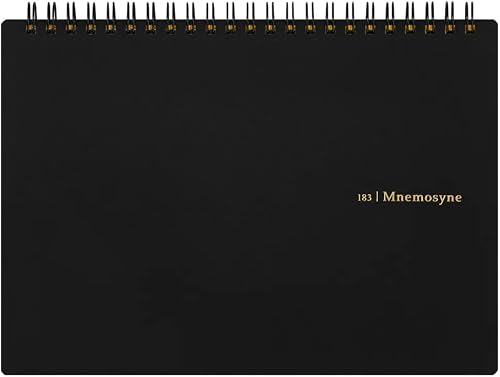 MNEMOSYNE A5 Notebook Plain, N183A,white,5.83" x 8.27" (Unruled) - 1