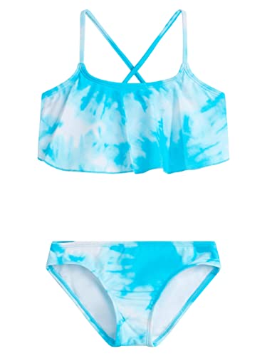 Image of Kanu Surf Girls Cindy Flounce Bikini Beach Sport 2 Piece Swimsuit