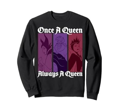 Panel de villanos de Disney Una vez reina, siempre reina Sudadera | Ya disponible en tu tienda friki favorita! En mundofriki.es!