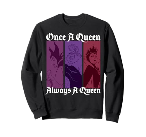 Panel de villanos de Disney Una vez reina, siempre reina Sudadera