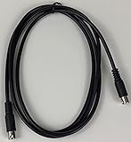 9 Pin Mini Din Minidin Male To Male 6 Foot Black Cable B Type Non Standard
