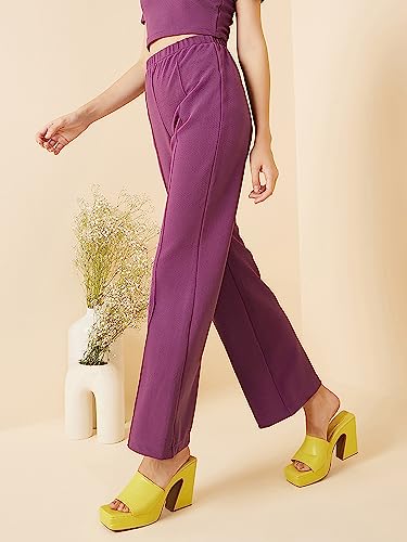 Image of Rare Women's Spandex Classic Regular Solid Casual Pants