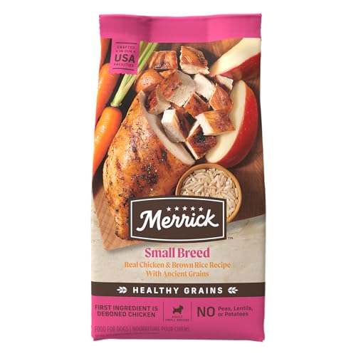 Merrick-Healthy-Grains-Premium-Dry-Dog-Food-For-Small-Dogs-Wholesome-And-Natural-Kibble-Small-Breed-Recipe-40-lb-Bag - Cucciolini Doodles   Merrick-Healthy-Grains-Premium-Dry-Dog-Food-For-Small-Dogs-Wholesome-And-Natural-Kibble-Small-Breed-Recipe-40-lb-Bag
