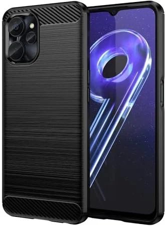 Image of Hybrid Carbon Fiber Back Case for Realme 9i 5G (Black)