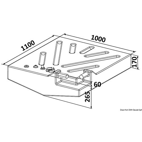 OSCULATI Serbatoio Polietilene 206 l