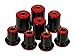 Prothane 7-230 Red Front Control Arm Bushing Kit with Shells