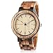 Price comparison product image BOBO BIRD Mens Wooden Watch Analog Quartz with Week Display Lightweight Handmade Wood Wrist Watch for Men (Brown Dial)