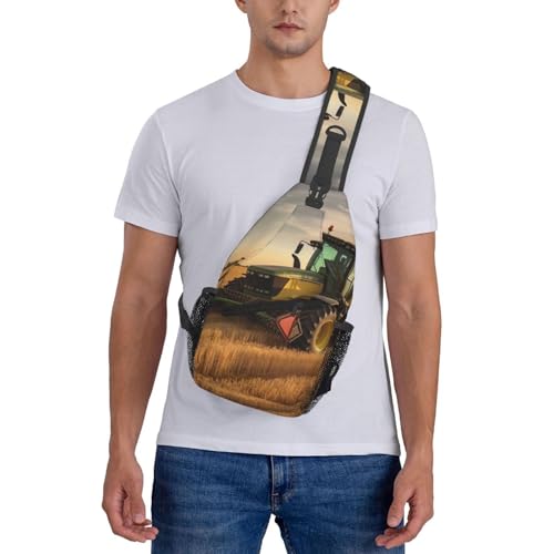 Bolso Cruzado para Hombre Mochila de Pecho Diagonal miniatura 7