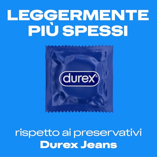 Durex Settebello Jeans, Preservativi Durex Classici, Formato Convenienza, Vestibilità Regular, 40 Profilattici - immagine 4
