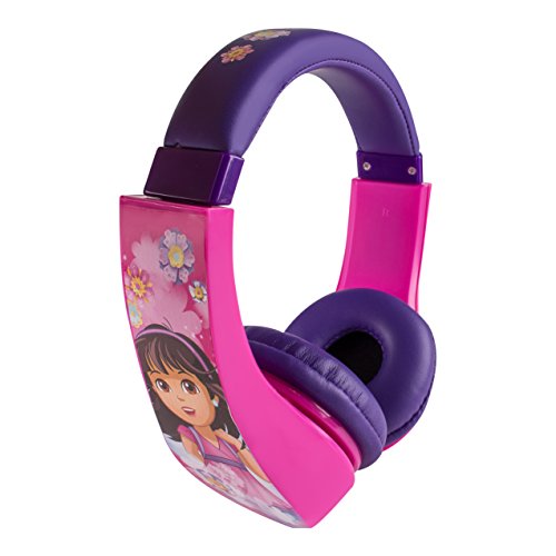 Dora The Explorer HP2-04367-KHL Dora & Friends Kid Safe Over-The-Ear Headphone with Volume Limiter