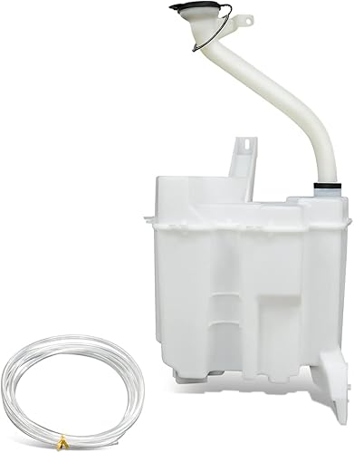 Auto Dynasty NI1288124 Tanque de depósito para limpiaparabrisas de automóvil estilo fábrica - Tapa de depósito | Tubo de llenado | Bomba de líquido