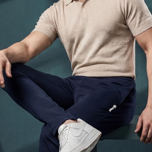 Image of playR Men Adult Running Astor Jogger - Activewear-FLEXVENT, Lightweight, Breathable Sportswear Jogger for Gym, Running, Fitness, Training, Workout, Casual Athleisure Wear - All Season
