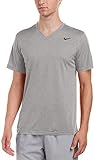 Nike Mens Legend V-Neck Training T-Shirt (M, Grey)