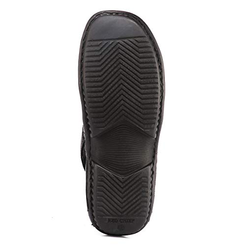 Image of Red Chief Men's Leather Sandals - Premium Tan Outdoor Chappal | Stylish, Durable & Comfortable Slip-On Footwear