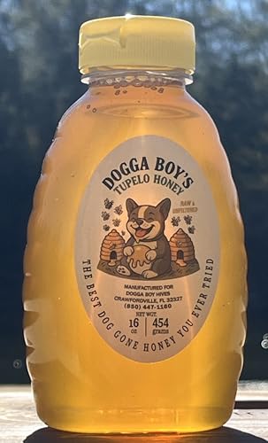 Image of Tupelo Honey - 100% Pure Raw Unfiltered - 16oz Plastic Jar by Dogga Boy Hives inch
