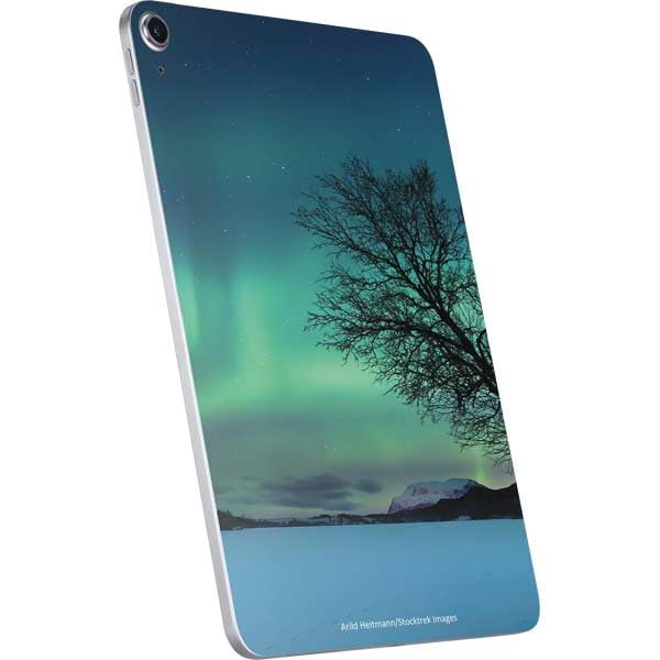 Skinit Decal Tablet Skin Compatible with iPad 11th Gen (2025) - Officially Licensed StockTrek Aurora Borealis Over a Lake in Norway Design