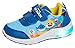 Pinkfong Jungen Baby Shark Light Up Sport Sneaker Kinder Leicht zu befestigen Skate Schuhe Blinklichter Laufschuhe, Blau - blau - Größe: 27 EU