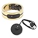 Smart Ring Fitness Tracker, Touch Control Health Tracker Ring, Body Temperature Sleep Monitor with High Water, for All Kinds of Weather Conditions (Size 9)