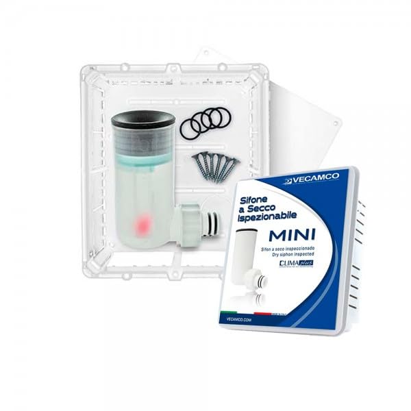 Kit sifón a seco Mini inspeccionable con caja ClimaPlus