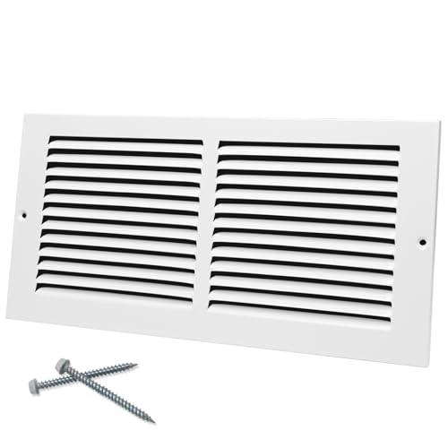 Howeall 14'W x 6'H [Duct Opening Size] Steel Return Air Grille, Air Return Vent Cover for Ceiling and Sidewall - HVAC Air Vent Covers - [Outer Dimensions: 15.75'W x 7.75'H]