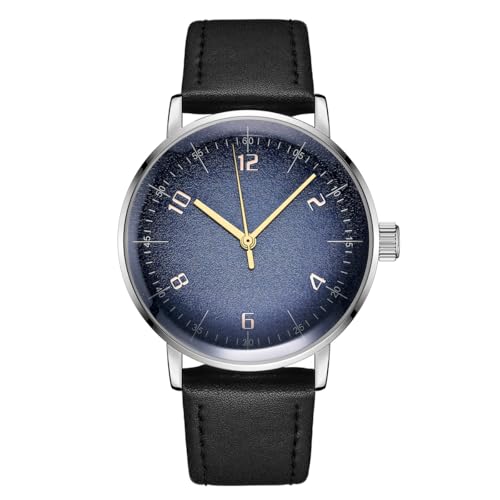 Boyarca Mechanische Vintage-Armbanduhr mit gewölbtem Glasspiegel, lässige und minimalistische manuelle Aufziehung, mechanische Uhr für Damen und Herren, silberfarben / purpur