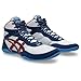 ASICS Men's Matflex 7 Wrestling Shoes, 10.5, White/Beet RED
