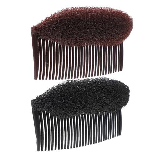 FRCOLOR 4 Pcs Volume Inserts Hair Bump up Bun Maker for Self Grip Volume Hair Root