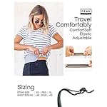 Peak Gear Travel Money Belt. Premium Quality Travel Wallet with RFID Blocking Fabric to Protect Credit Cards, Passports and Documents. Exclusive Theft Protection and 2 Recovery Tags | Black - Image 5