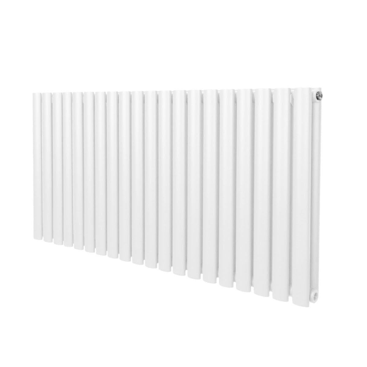 Monstershop Unisex White Oval Column Radiator – 600Mm X 1200Mm –