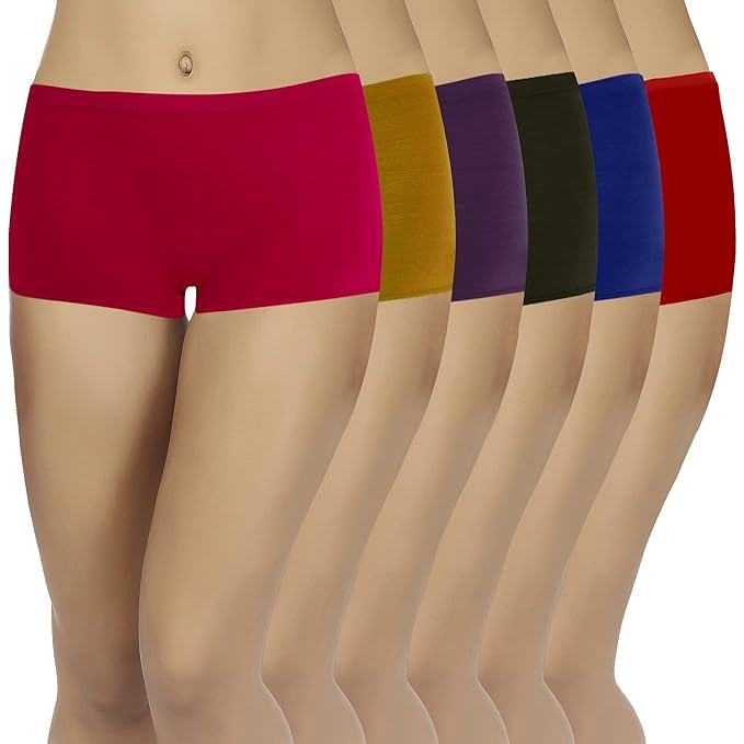 Women's Cotton Boyshorts(Pack of 6)-image-45