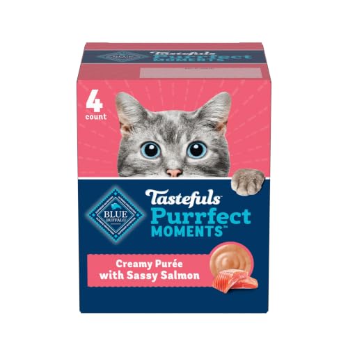Blue Buffalo Tastefuls Purrfect Moments Salmon Cat Snack, 1.2 oz, 4 ct - image 1