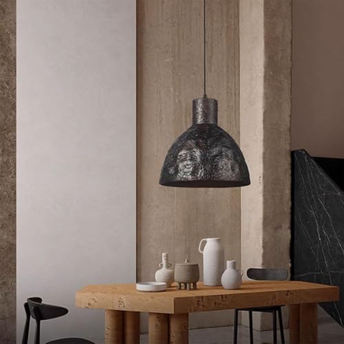Lampe suspendue irrégulière en acier luminaire chambre chevet moderne