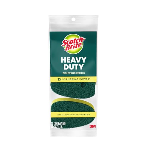 Scotch-Brite® Heavy Duty Dishwand Refills 481T-12, 3 each/pack, 12 packs/case, 12 packs per case
