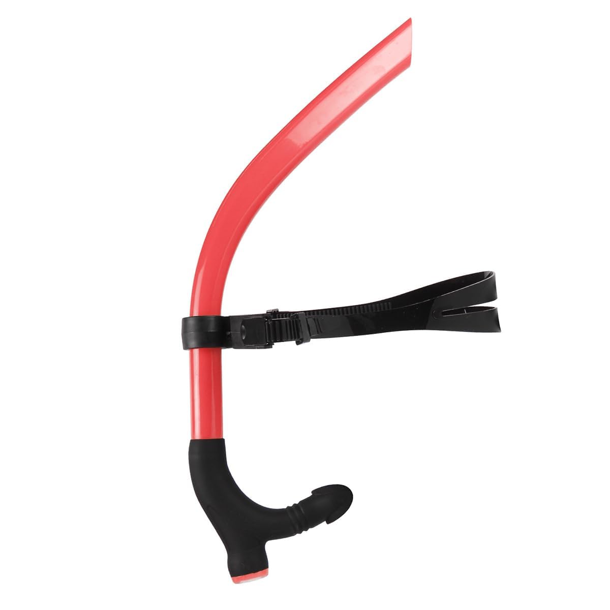 Sarini Swim snorkel for lap swimming,Front Snorkel, Detachable Breathing Tube For Diving Training, Swimming Training Gear Men Adults And Adult Women - Red