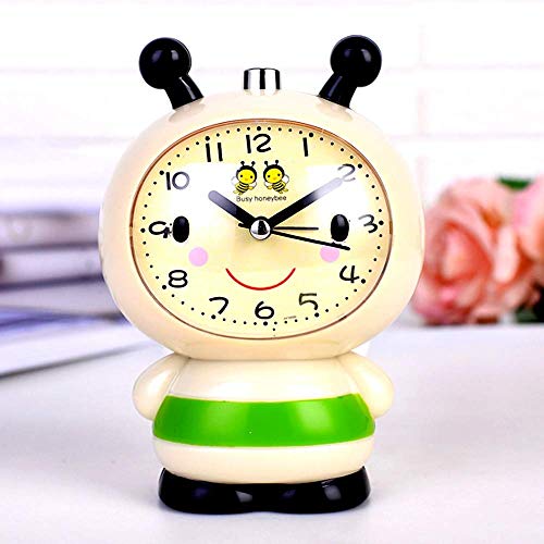Wecker für Kinder Lernen Cartoon Wecker Mini Wecker Nein Geräusch mit Nachtlicht Reise-Taktgeber-kreative Kinder