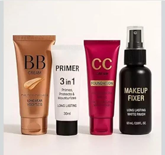 Hunaysa Makeup Kit Set with BB Cream, CC Cream Foundation SPF 30, 3in1 Primer, Makeup Fixer Spray-picture-25