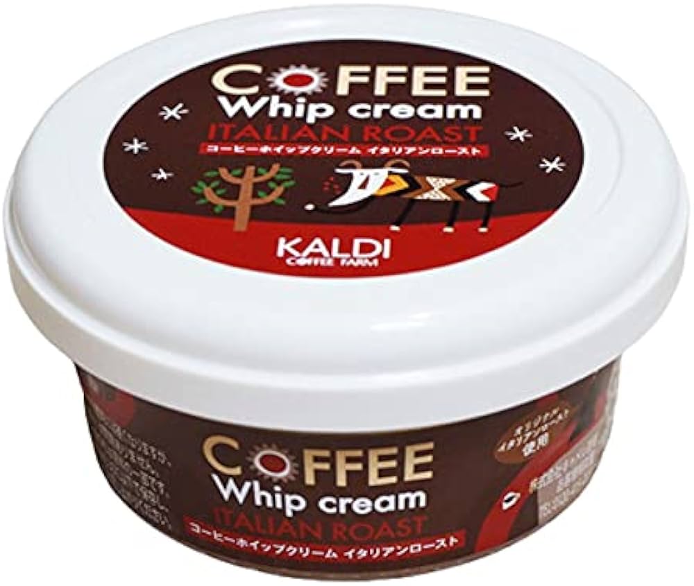 Amazon | コーヒーホイップクリーム イタリアンロースト 1個 110g