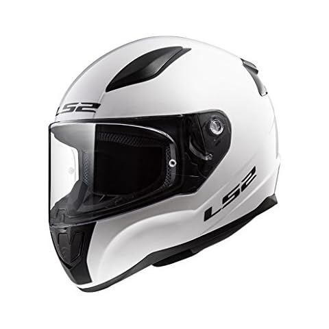 LS2 Motorcycle Helmets-Rapid, White, Size M Cover