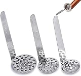 Nevoluxer Hängesieb Pfeife Set aus Edelstahl – 5 Stück je 12mm, 15mm, 18mm Spitzsieb – Langlebige Bong Sieb & Pfeifen Siebe gegen Verstopfung