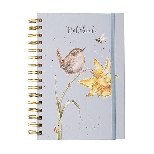 Wrendale Designs A5 Wren Notebook - The Birds and The Bees (Blue)      Unknown Binding