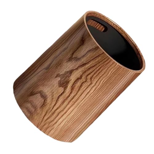 Caneca de basura rectangular estilo vintage light brown