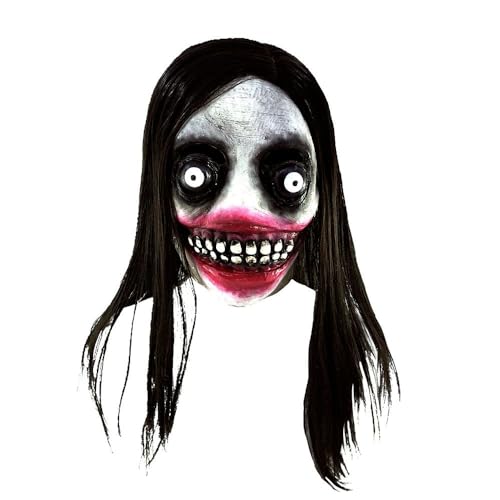Ghoulish Productions J. The Killer Mask, Jeff The Killer Latex Mask. Jeff The Killer Costume. Jeff The Killer Cosplay. Creepypastas Line. Adult Mask One size latex mask