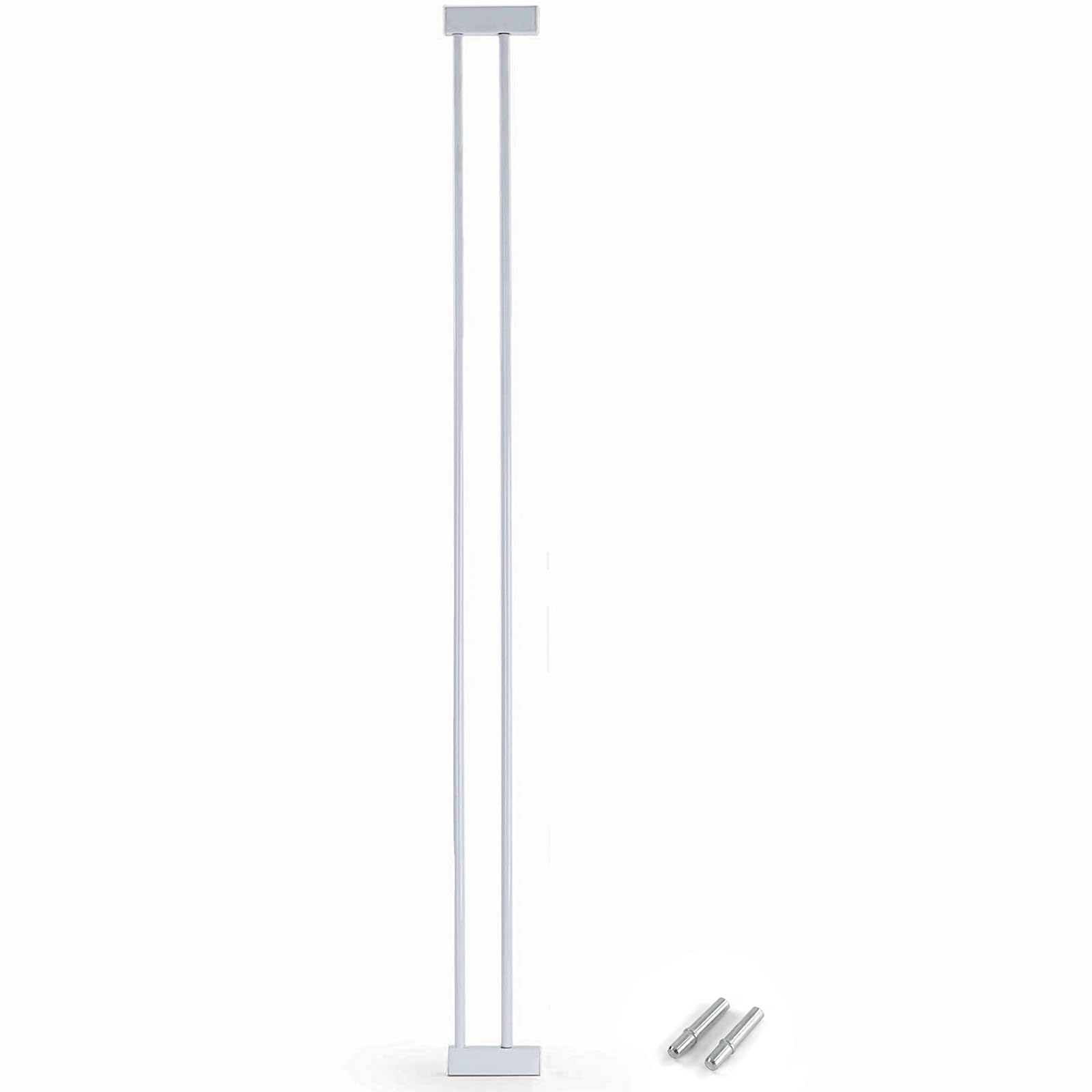 Absperrgitter Treppenschutzgitter Metall weiß verstellbar 83-96cm 120cm hoch