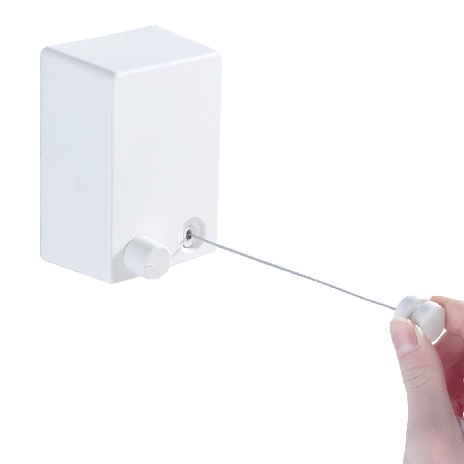 YEENAIV Retractable Washing Line 4.2M, Invisible Clothesline Non-Sagging Clothes Line Rotary Minky Washing Line, Indoor & Outdoor Heavy Duty Extendable Washing Lines