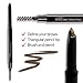 wet n wild Ultimate Eyebrow Retractable Definer Pencil, Taupe, Dual-Sided Brow Brush, Fine Tip, Shapes, Defines, Fills Brow Makeup