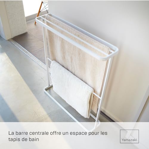 Sèche-serviette compact Yamazaki à triple barre de séchage
