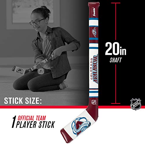 Image of Franklin Sports NHL Team Mini Soft Hockey Stick Set - NHL Team Soft Foam Mini Hockey Stick and Ball - Great Toy for Kids